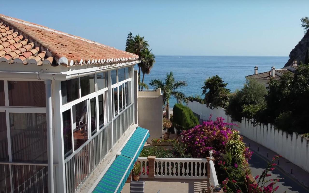 Espectacular Casa En La Playa Con Piscina Privada Villa Almunecar Luaran gambar