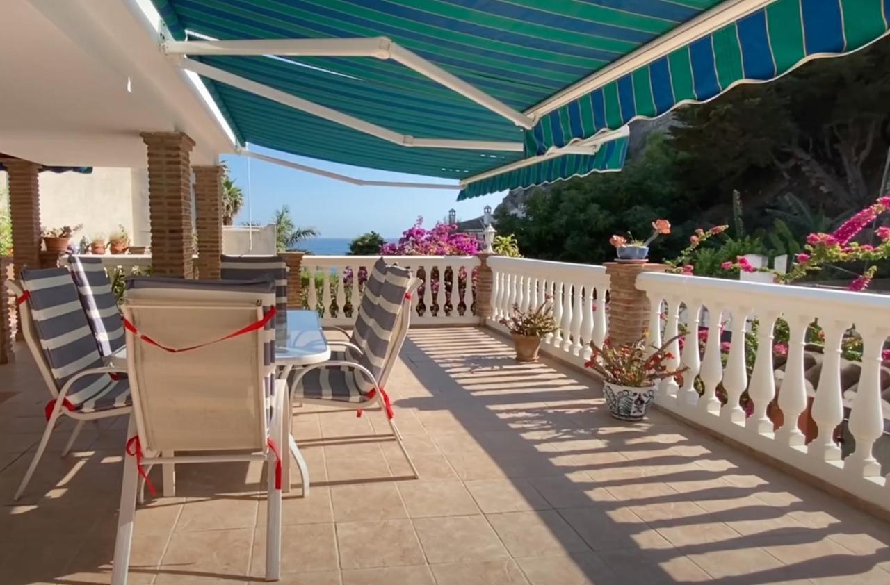 Espectacular Casa En La Playa Con Piscina Privada Villa Almunecar Luaran gambar
