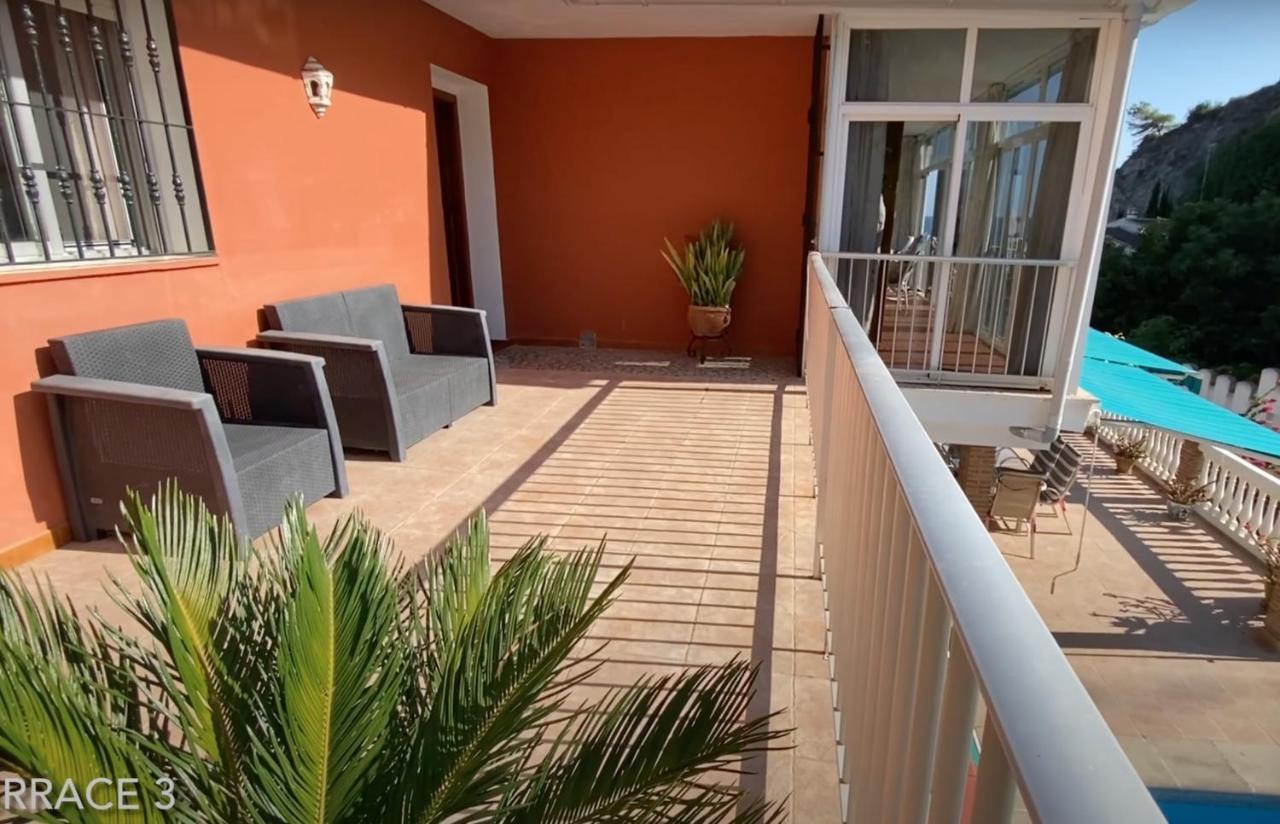 Espectacular Casa En La Playa Con Piscina Privada Villa Almunecar Luaran gambar