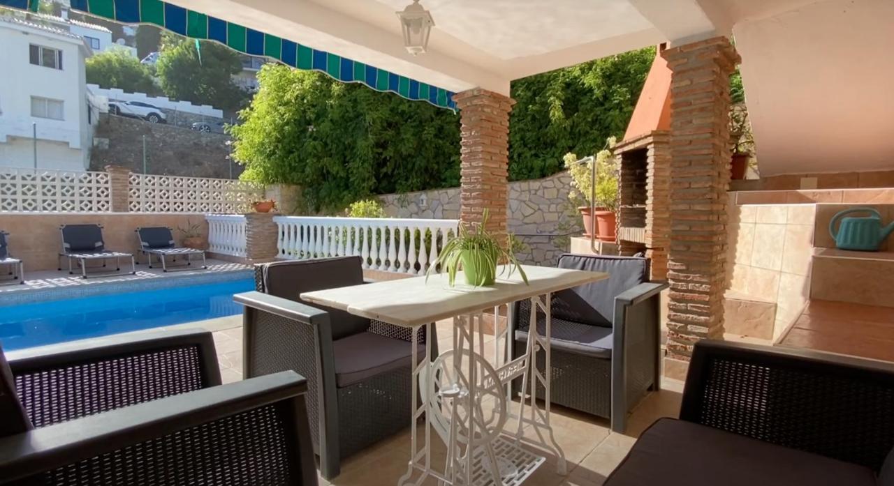 Espectacular Casa En La Playa Con Piscina Privada Villa Almunecar Luaran gambar